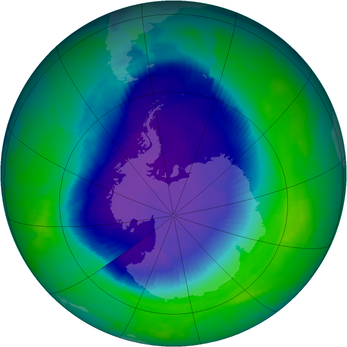 Ozone Map 1997-11-01